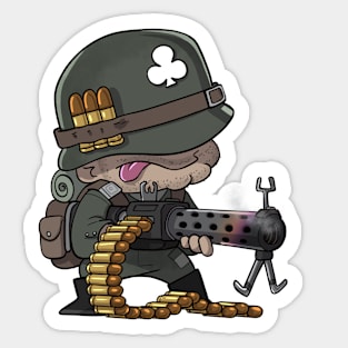 Tiny Hats WWII Heavy Gunner Sticker